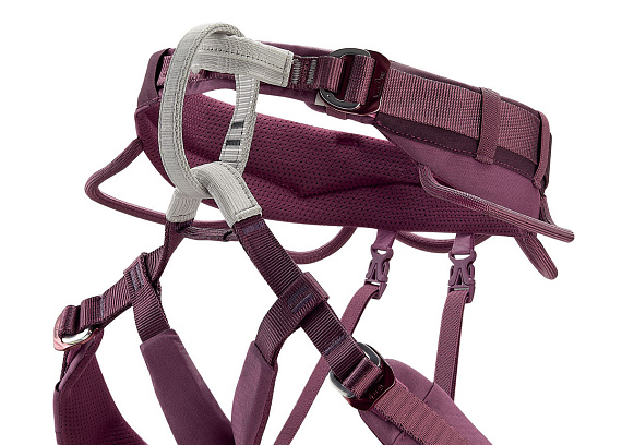 Страховочная система женская Petzl Luna Violet - Фото 3 большая