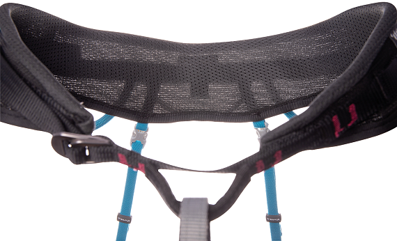 Страховочная система женская C.A.M.P. Aurora Black/Light Blue - Фото 3 большая