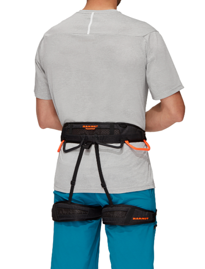 Страховочная система Mammut Ophir 4 Slide Black/Safety Orange - Фото 2 большая
