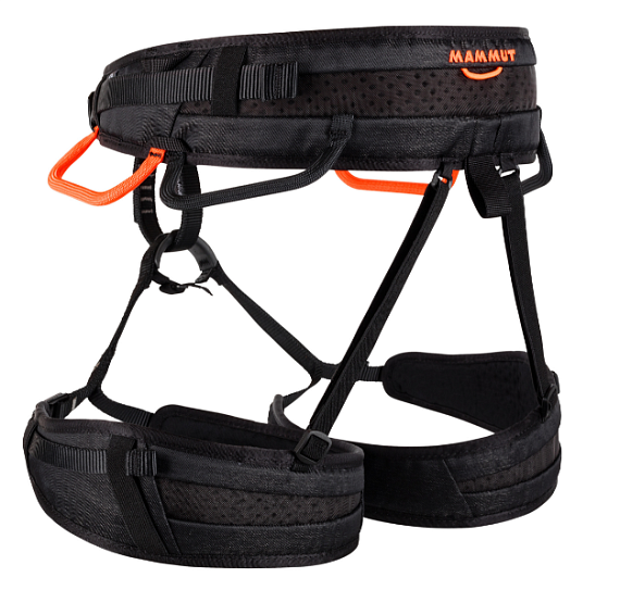 Страховочная система Mammut Ophir 4 Slide Black/Safety Orange - Фото 3 большая
