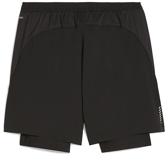 Шорты мужские Puma Run Vel 2in1 Black - Фото 2 большая