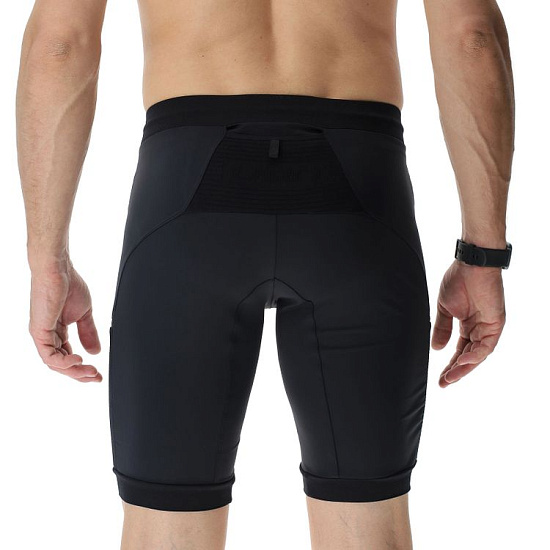 Шорты мужские UYN Strides Running Ow Black/Black - Фото 2 большая