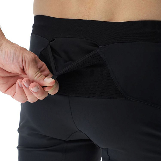 Шорты мужские UYN Strides Running Ow Black/Black - Фото 5 большая