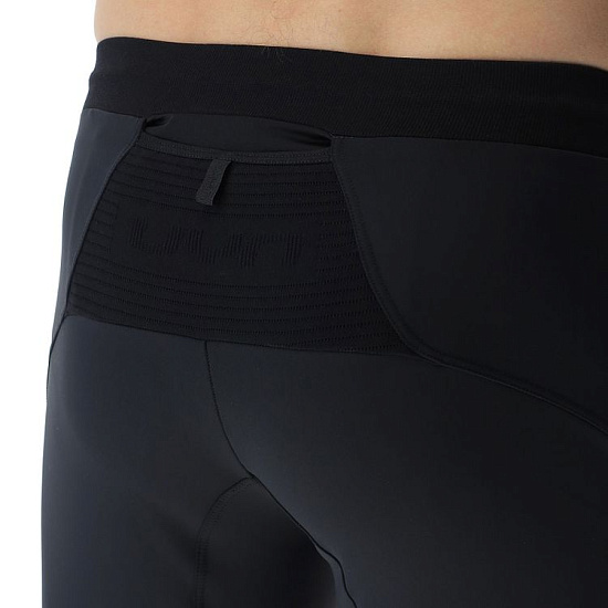 Шорты мужские UYN Strides Running Ow Black/Black - Фото 8 большая