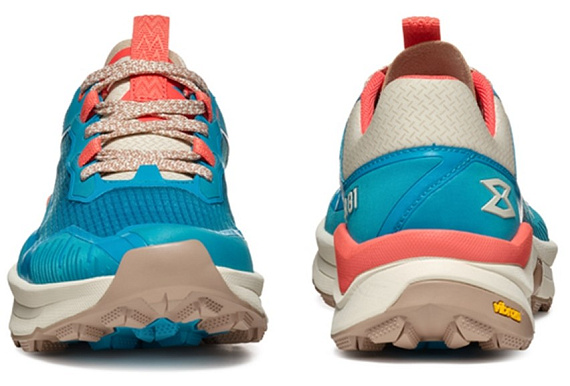 Кроссовки женские Garmont 9.81 Engage Caneel Blue/Coral Rose - Фото 3 большая