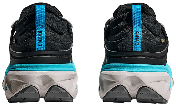 Кроссовки женские Hoka Kaha 3 Low Gtx Black/Cielo Blue - Фото 3 большая
