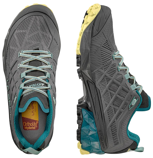 Кроссовки женские La Sportiva Akyra II Gtx Carbon/Juniper - Фото 5 большая