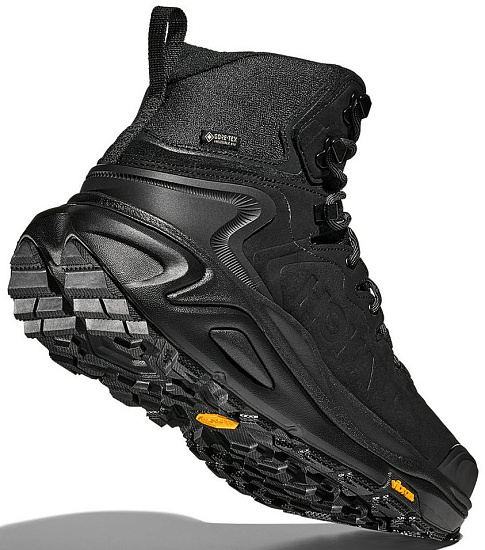 Кроссовки женские Hoka Kaha 3 Gtx Black/Black - Фото 4 большая
