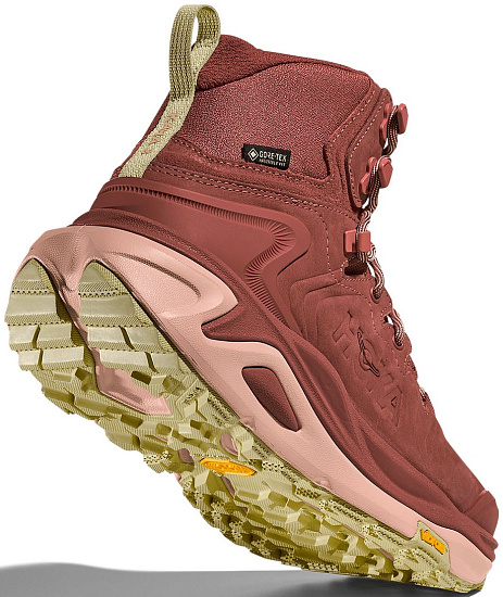 Кроссовки женские Hoka Kaha 3 Gtx Rouge/Rose Latte - Фото 6 большая