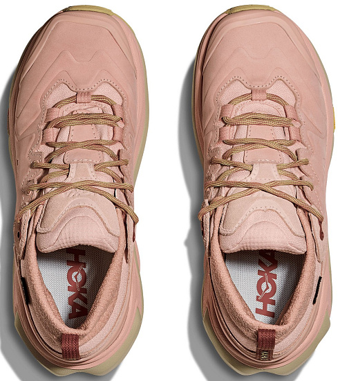 Кроссовки женские Hoka Kaha 3 Low Gtx Rose Latte/Cardamom - Фото 4 большая