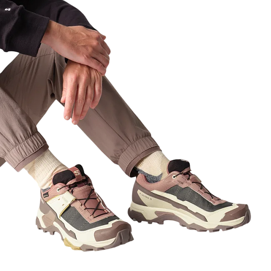 Кроссовки женские Salomon X Ultra 5 Gtx Burlwood/French Roast/Rattan - Фото 2 большая