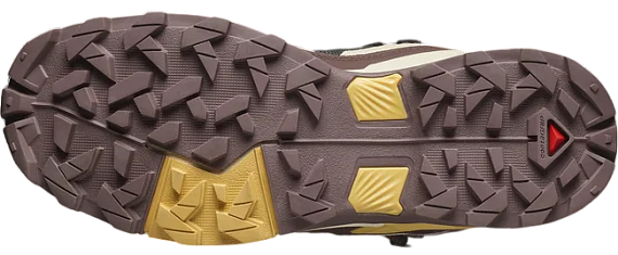 Кроссовки женские Salomon X Ultra 5 Mid Gtx Burlwood/French Roast/Rattan - Фото 2 большая