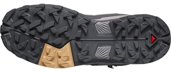 Кроссовки женские Salomon X Ultra 5 Mid Gtx Nine Iron/Gull/Soft Clay - Фото 3 большая