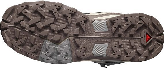 Кроссовки женские Salomon X Ultra 5 Mid Gtx Excalibur/Iron/Gull - Фото 3 большая