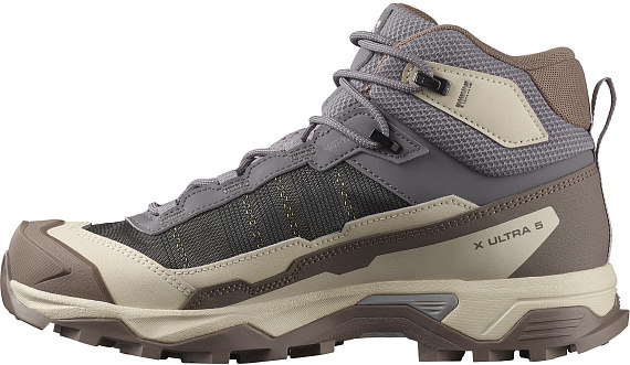 Кроссовки женские Salomon X Ultra 5 Mid Gtx Excalibur/Iron/Gull - Фото 4 большая