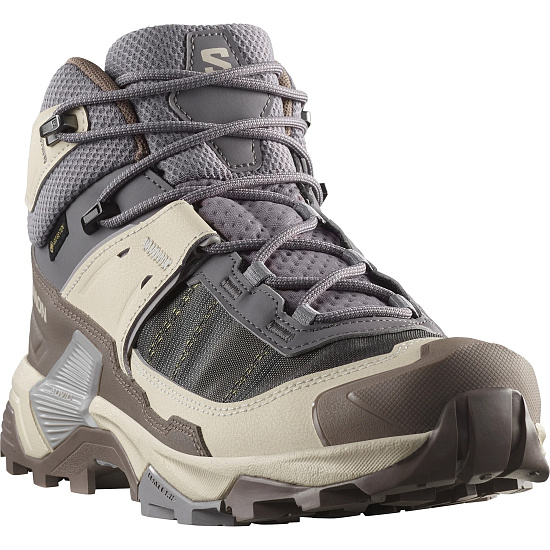 Кроссовки женские Salomon X Ultra 5 Mid Gtx Excalibur/Iron/Gull - Фото 5 большая