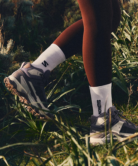 Кроссовки женские Salomon X Ultra 5 Mid Gtx Excalibur/Iron/Gull - Фото 8 большая