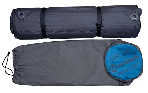 Самонадувающийся ковер Mountech Camping 7 LW Ensign blue - Фото 6 большая