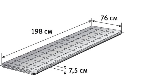 Коврик Alexika Alpine Plus 80 Burgundy red - Фото 4 большая