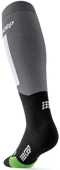 Носки мужские CEP C214M Thermo Skiing Tall V3 Grey/Black - Фото 3 большая