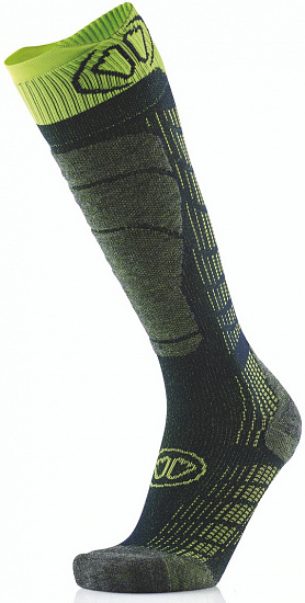 Носки Sidas Ski Comfort Black/Yellow - Фото 1 большая