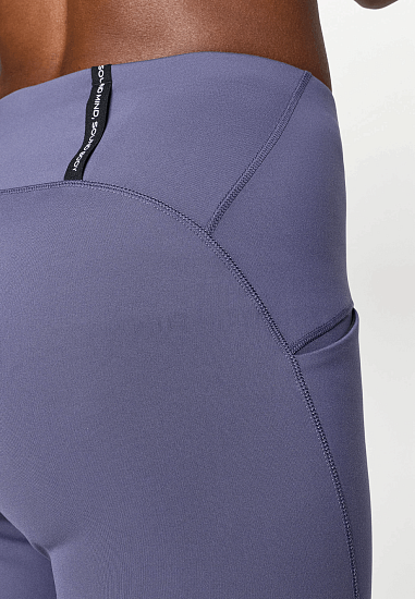 Тайтсы женские ASICS Road Winter High Waist Indigo Fog - Фото 4 большая