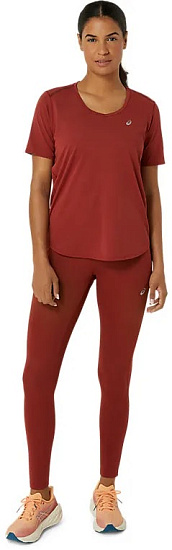 Тайтсы женские ASICS Road High Waist Deep Red - Фото 6 большая