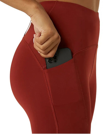 Тайтсы женские ASICS Road High Waist Deep Red - Фото 8 большая