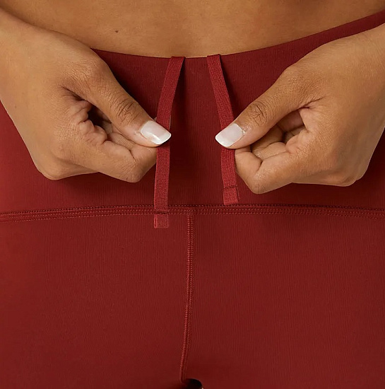 Тайтсы женские ASICS Road High Waist Deep Red - Фото 9 большая