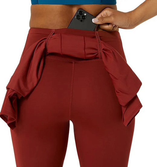 Тайтсы женские ASICS Road High Waist Deep Red - Фото 10 большая