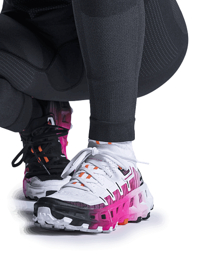 Тайтсы женские X-Bionic Xceed Run Long X Black/Rhino Grey - Фото 8 большая