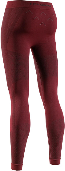 Тайтсы женские X-Bionic Xceed Run Long Oxide Red/X Black - Фото 2 большая