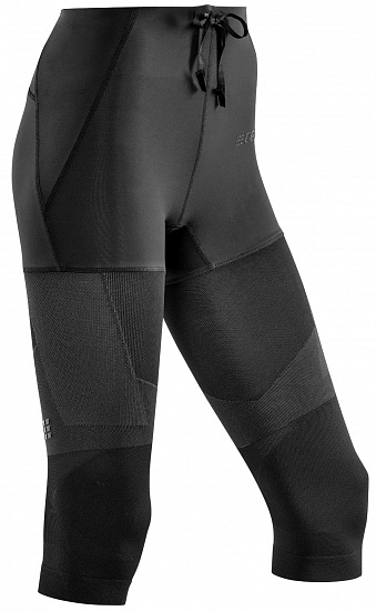 Тайтсы женские CEP Compression 3/4 CU61W Black - Фото 1 большая