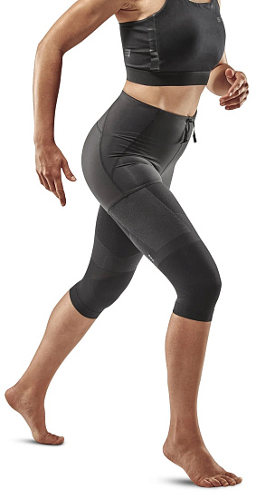 Тайтсы женские CEP Compression 3/4 CU61W Black - Фото 3 большая