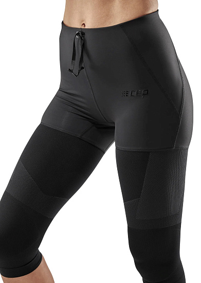 Тайтсы женские CEP Compression 3/4 CU61W Black - Фото 7 большая