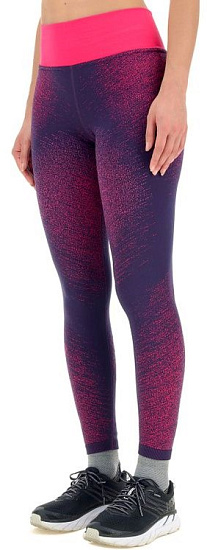 Тайтсы женские UYN Running Exceleration Long Plum/Pink Yarrow - Фото 3 большая