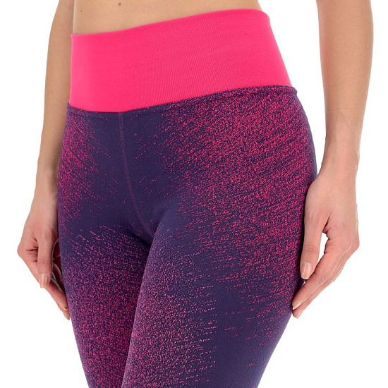 Тайтсы женские UYN Running Exceleration Long Plum/Pink Yarrow - Фото 4 большая