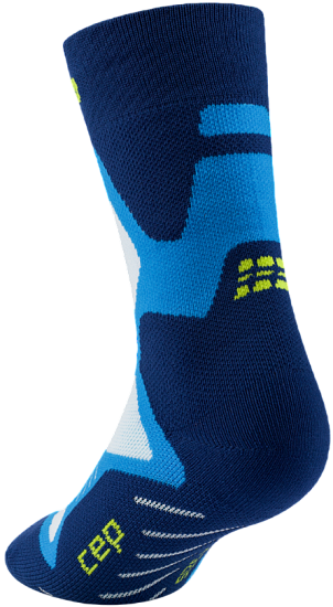 Носки CEP CT105U Core Run Cushion Mid Cut Blue - Фото 2 большая