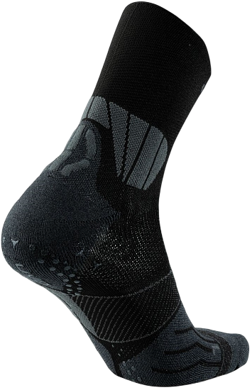 Носки UYN Cross Over Grip Black - Фото 2 большая