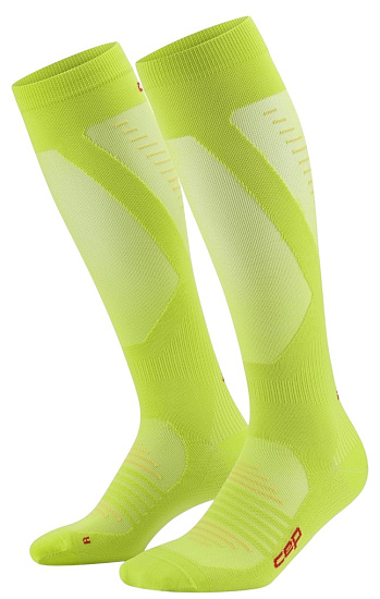 Носки женские CEP C1UPW Pro Run Tall Lime - Фото 3 большая