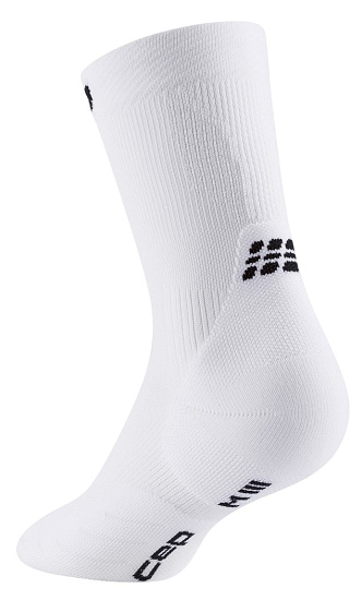 Носки женские CEP C105W Core Run Mid Cut 5.0 White - Фото 2 большая