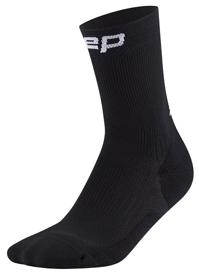 Носки женские CEP C105W Core Run Mid Cut 5.0 Black - Фото 1 большая