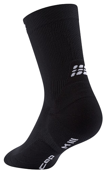 Носки женские CEP C105W Core Run Mid Cut 5.0 Black - Фото 2 большая