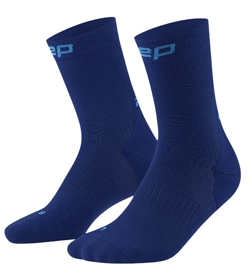 Носки женские CEP C105W Core Run Mid Cut 5.0 Dark Blue - Фото 3 большая