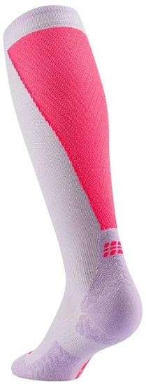 Носки женские CEP C1UUW Run Ultralight Compression Tall 4.0 Lilac/Pink - Фото 2 большая