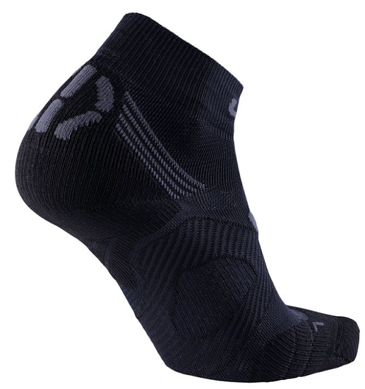 Носки женские UYN Run Super Fast Black/Anthracite - Фото 2 большая