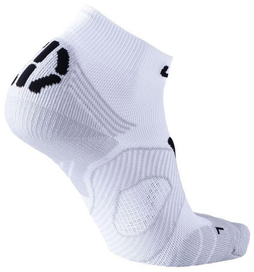Носки женские UYN Run Super Fast White/Black - Фото 2 большая