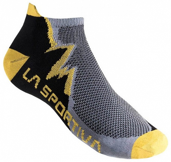 Носки La Sportiva Climbing Grey/Yellow - Фото 1 большая
