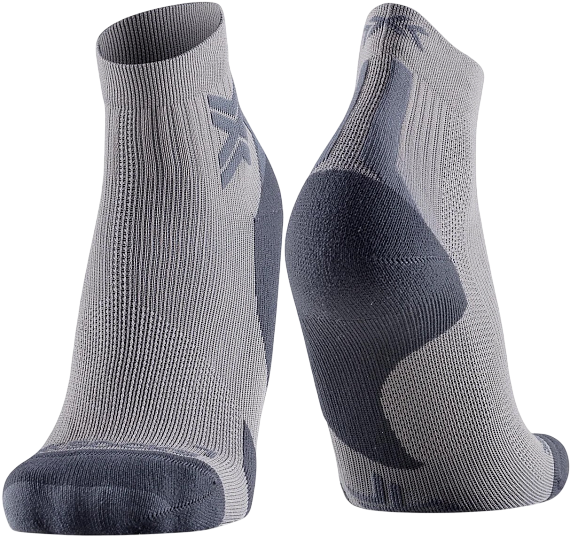 Носки X-Socks Run Discover Ankle Raincloud/X Black - Фото 1 большая