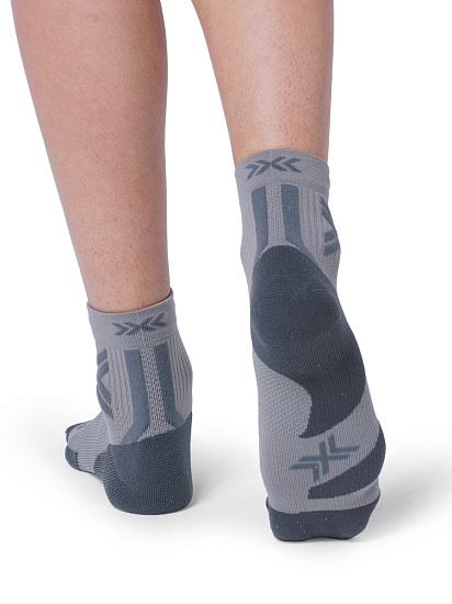 Носки X-Socks Run Discover Ankle Raincloud/X Black - Фото 4 большая